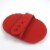 Dog Cat Pet Grooming Brush Comb Hair Rubber Oval Strap Bath Handle Soft Scruber Perspective: right