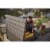 Keter Brightwood 120gal Weatherproof Resin Patio Deck Storage Box Bench, Brown Perspective: right