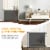 Costway Baby Retractable Mesh Gates Pets Safety Gate Easy Latch Indoor Outdoor Black Perspective: right