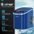 Costway Portable Compact Electric Ice Maker Machine Mini Cube 26lb/Day ABS Navy Perspective: right