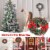 Costway 24'' Pre-lit Artificial Christmas Wreath Battery Operated w/ 50 LED Light & Timer Perspective: right