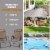Costway 4PCS Outdoor Patio Folding Chair Camping Portable Lawn Garden W/Armrest Perspective: right