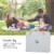 Costway Portable Baby Playpen Playard Lightweight w/ Travel Bag For Newborn Toddler Gray/Pink Perspective: right