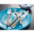 Hampton Forge Tomodachi Dali Wood Look Flatware Set - Brown/Silver Perspective: right