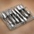Hampton Forge Lincoln Flatware Set - Silver Perspective: right