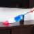 Kitchen + Home Large Static Duster - 27 Inch Electrostatic Feather Duster - Sapphire Perspective: right