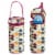 5PCS Baby Nappy Diaper Bags Set Mummy Diaper Shoulder Bags w/ Nappy Changing Pad Insulated Perspective: right