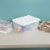 Sterilite 16 Quart Stacking Storage Box Container Tub w/Lid, Clear (24 Pack) Perspective: right