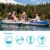 Intex Excursion 5 Person Inflatable Fishing Raft Boat with Composite Motor Mount Perspective: right