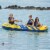 Intex Challenger 3 Boat 2 Person Raft & Oar Set Inflatable with Motor Mount Kit Perspective: right