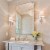 ANDY STAR Modern 20 x 28 Inch Rectangular Hanging Vanity Mirror, Brushed Nickel Perspective: right