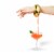 Gold Plastic Bangle Flask by Blush® Perspective: right