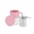 Deliaâ„¢ Pink Tea Mug & Infuser by Pinky UpÂ® Perspective: right