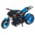 Mattel Hot Wheels® Twin Flame Motorcycle - Green/Black Perspective: right