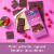 Ghirardelli® Raspberry Filled Dark Chocolate Squares Perspective: right
