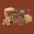 Ghirardelli® Holiday Gingerbread Cookie Milk Chocolate Squares Perspective: right