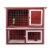 FX070 - Outdoor Animals Wooden Rabbit Hutch with Pull Out Tray Perspective: right