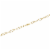 Elements 14K Gold Over Brass 18 Inch Paperclip Chain Necklace Perspective: right
