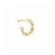 Elements 14K Gold Over Brass 16mm Twist Hoop Earrings Perspective: right