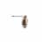 Elements Silver Plated Crystal Football Stud Earrings Perspective: right