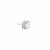 Elements Silver Plated Halo Stud Earrings Perspective: right