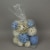Bag of Natural Dried Blue Floral Balls Home Decor Decorative Orbs Vase Filler - Blue Perspective: right