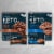 :ratio KETO Friendly Soft Baked Bars Chocolate Brownie Keto Snacks (Pack of 2) Perspective: right