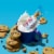 think! Snack Chocolate Chip Protein Bars Perspective: right