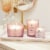 Chesapeake Bay Candle Mind & Body Joy + Laughter Cranberry Dahlia Fragranced Jar Candle Perspective: right