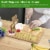 Bamboo Cheese Board Charcuterie Cheese Platter Board Serving Tray with Cutlery Set for Perspective: right