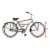 TRACER Taha 26 Inch Beach Cruiser 7 Speed Steel Frame Men's Bicycle, Matte Grey Perspective: right