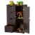 Wooden 4 Drawer Free Standing Bathroom Floor Cabinet Adjustable Storage Cupboard Perspective: right