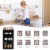 Gymax 3 Piece Counter Height Pub Dining Set Kitchen Table & Chairs w/ Storage Espresso Perspective: right