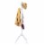Gymax Metal Coat Rack Stand Hat Hanger Entryway Hall Tree w/ Folding Base & 8 Hooks Perspective: right