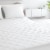 Lux Decor Collection Mattress Pad Quilted Fitted Mattress Topper - Twin Perspective: right