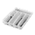 madesmart® Classic Mini Flatware Organizer - White/Grey Perspective: right
