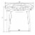 LeisureMod Devon Modern Glass Top Black Aluminum Base Outdoor 23  End Table Perspective: right