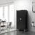 Aobabo 72 Inch Rolling Locking Storage Cabinet with Adjustable Shelves, Black Perspective: right