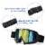 AHR GOG01 Motorcycle Goggles Riding Motocross Snowmobile Dirt Bike Off Road ATV Lens Perspective: right