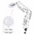5X LED Magnifying Lamp Desk Light with Clamp Adjustable Arm for Cosmetic Sewing Perspective: right
