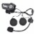 AHR RUN-F Full Face Dual Visors Motorcycle Helmet with Bluetooth Headset DOT Perspective: right