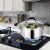 5 qt. Stainless Steel Aluminum Nonstick Stock Pot in Stainless Steel with Lid Perspective: right
