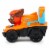 Paw Patrol The Mighty Movie Pup Squad Racers Collectible Zuma Mighty Pups Toy Cars Perspective: right