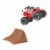Monster Jam Monster Mutt Dalmatian Monster Dirt Playset Perspective: right