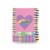 Lined Notebook Spiral Pink Heart Dream  College Ruled Notebook for Journaling Perspective: right