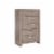 Emerald Home Furnishings Lakeview Oakley 5 Drawer Chest Perspective: right