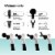 Vybe Premium Deep Tissue Muscle Massage Gun with 5 Speeds and 4 Attachments Perspective: right