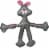 Multipet Skele-Ropes Tug Rope Dog Toy Perspective: right