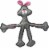 Multipet Skele-Ropes Tug Rope Dog Toy Perspective: right