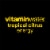 vitaminwater® Energy Tropical Citrus Flavored Bottled Water Beverage Perspective: right